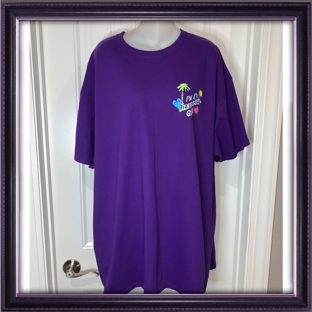 Plus Size Purple “I’m a Tennessee Girl” Tee